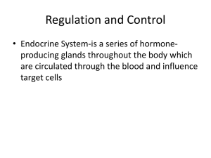 Regulation and Control