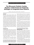 The Wisconsin Pediatric Cardiac Registry: A Mechanism For