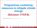 UNFCCC guidelines in mitigation assessments