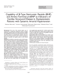 Capability of B-Type Natriuretic Peptide (BNP) and Amino