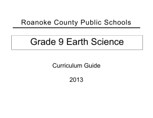 Science Curriculum Guide - RCS Blackboard