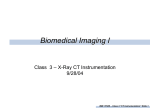 Biomedical Imaging I