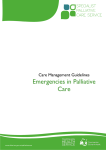 Emergencies in Palliative Care