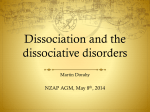 Dissociation and the dissociative disorders