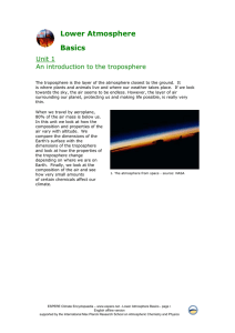 Lower Atmosphere Basics
