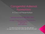 Congenital Adrenal Hyperplasia