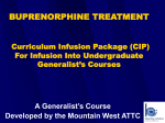Buprenorphine Treatment