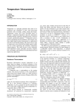 Temperature Measurement - Biological Systems Engineering