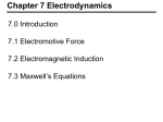 7.3.3 Maxwell`s equations