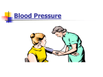 blood pressure - Health Occupation Syllabus