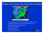 Chapter 10: Cyclones: East of the Rocky Mountain