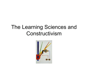 The Learning Sciences and Constructivism