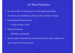 Air Mass Properties