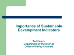Importance and potential benefits of Sustainability Indicators