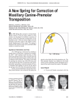 A New Spring for Correction of Maxillary Canine-Premolar