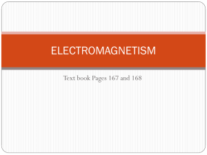 Lesson 2 - Electromagnetism