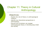 Chapter 11: Theory in Cultural Anthropology
