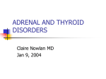 ADRENAL AND THYROID DISORDERS