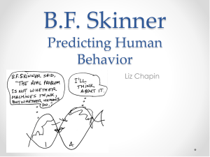 Skinner, the Behaviorist - That Marcus Family Home