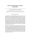 Why is Maxwell`s Theory so hard to understand?