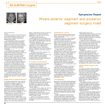 Where anterior segment and posterior segment surgery meet