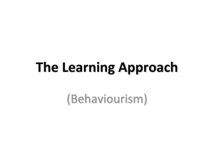 The Learning Approach