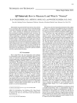 QT Interval: How to Measure It and What Is “Normal”