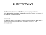 PLATE TECTONICS