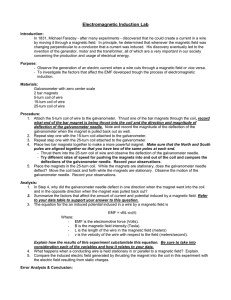 Electromagnetic Induction Lab
