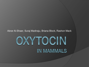 Oxytocin Pathway - Ms. Shunkwiler`s Wiki!