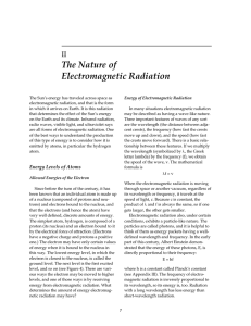 The Nature of Electromagnetic Radiation