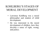 kohlberg`s stages of moral development