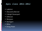 Apes class 2011-2012