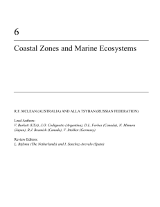 Coastal Zones and Marine Ecosystems