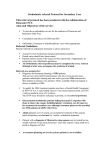 Orthodontic referral Protocol for Secondary Care