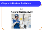 Chapter 3 Nuclear Radiation