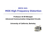 MOS High Frequency Distortion