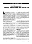 Classifying, Understanding, and Treating Pain