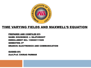 Maxwell`s equations