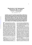 Hypertension in the spontaneously hypertensive rat is linked to the Y