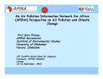 An Air Pollution Information Network for Africa (APINA) Perspective