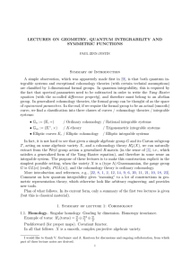 Geometry, Quantum integrability and Symmetric Functions