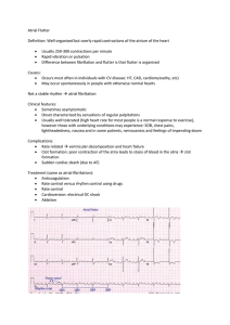 Atrial Flutter