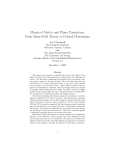 Phases of Matter and Phase Transitions