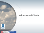 PowerPoint explanation of volcanic impact on climate