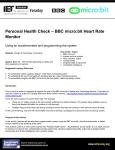 Personal Health Check – BBC micro:bit Heart Rate Monitor