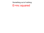E=mc squared - UMD Physics