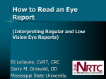 Low Vision Exams - Mississippi State University