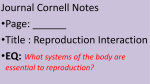 Reproduction NOTES Power Point