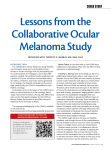 Lessons from the Collaborative Ocular Melanoma Study